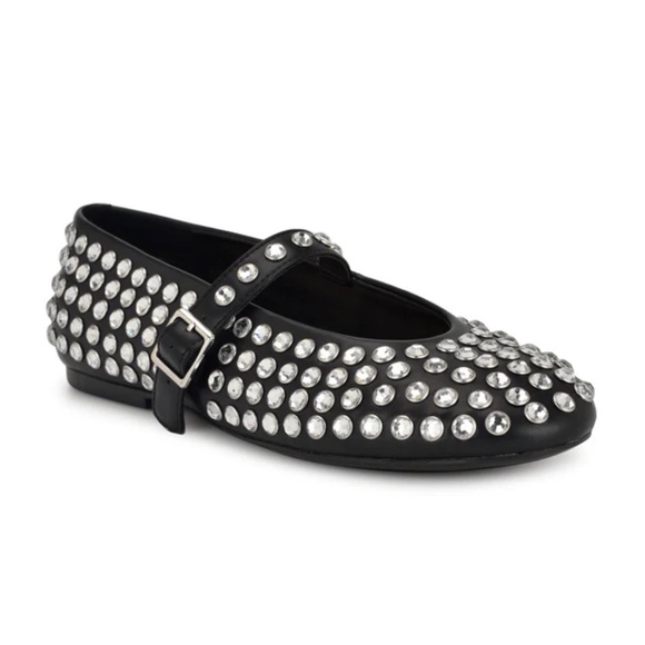 Nine West Emmil Studded Mary Jane Flats - Picture 3 of 5